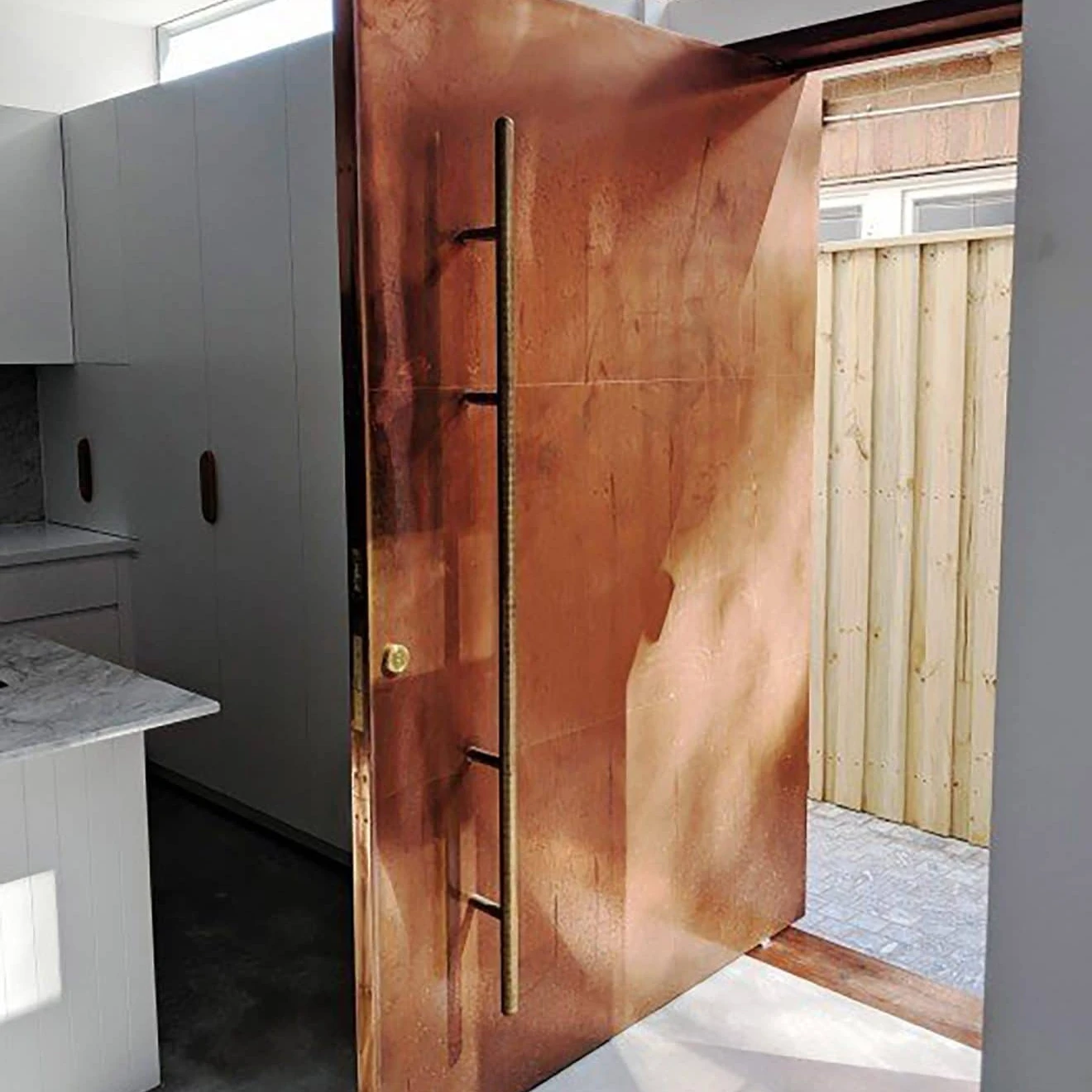 high quality pivot doors system steel safe modern pivot entry doors metal iron exterior security glass pivot hinge Turkish doors