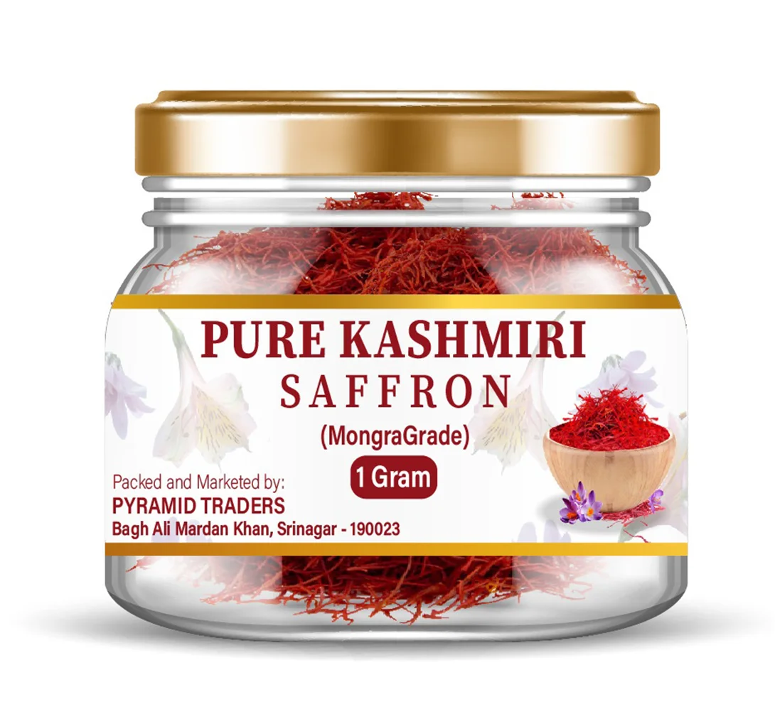 Premium Quality Kashmiri 100% Pure Saffron Zafran Top Selling Wholesale Price Dried Herb Safflower Flavor Tea Food Coloring