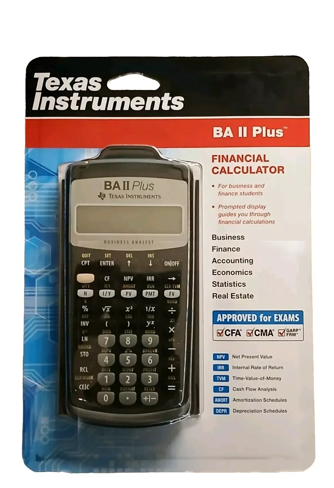 Texas instruments ba II plus 10 Digit professional Ready For Shipping
