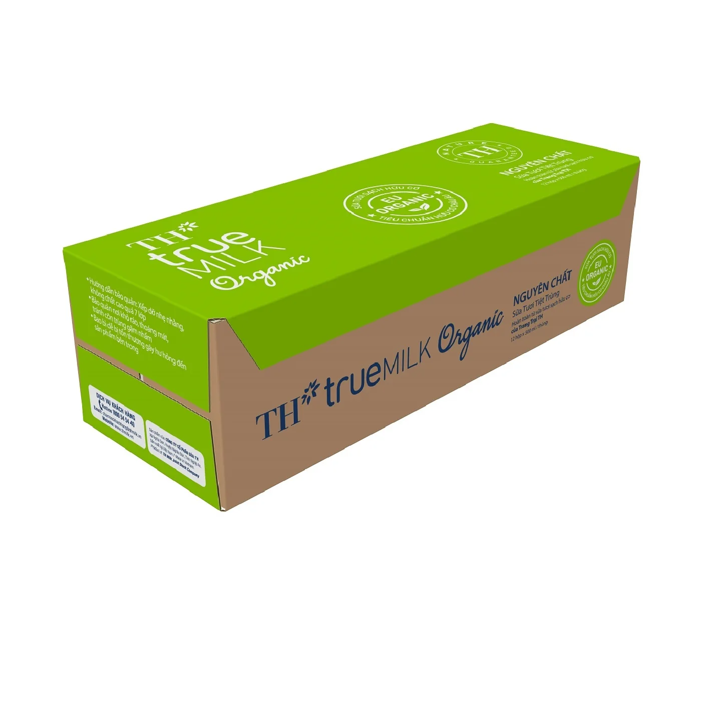 TH True Milk Organic 500ml Delicious Drinks Healthy Beverage Halal Certified Fresh Pure Organic Cow Milk Drink