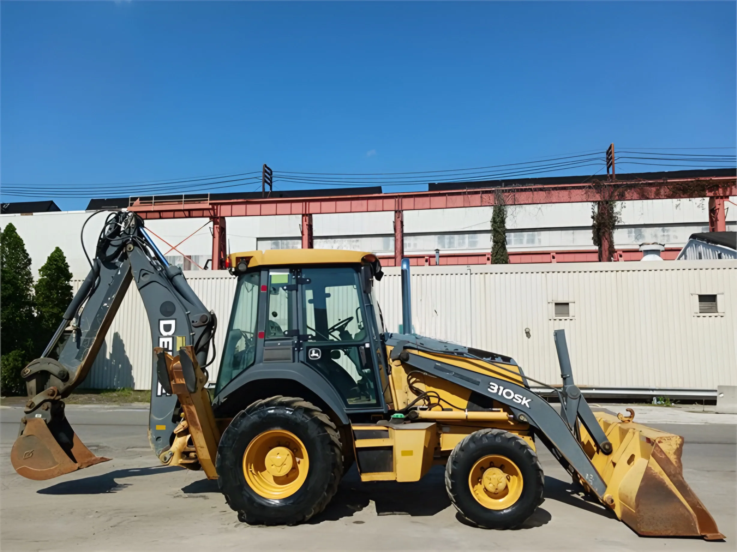 Экскаватор-погрузчик с дизельным двигателем 2013 DEERE 310SK оптом по лучшей цене небольшой экскаватор-погрузчик для продажи