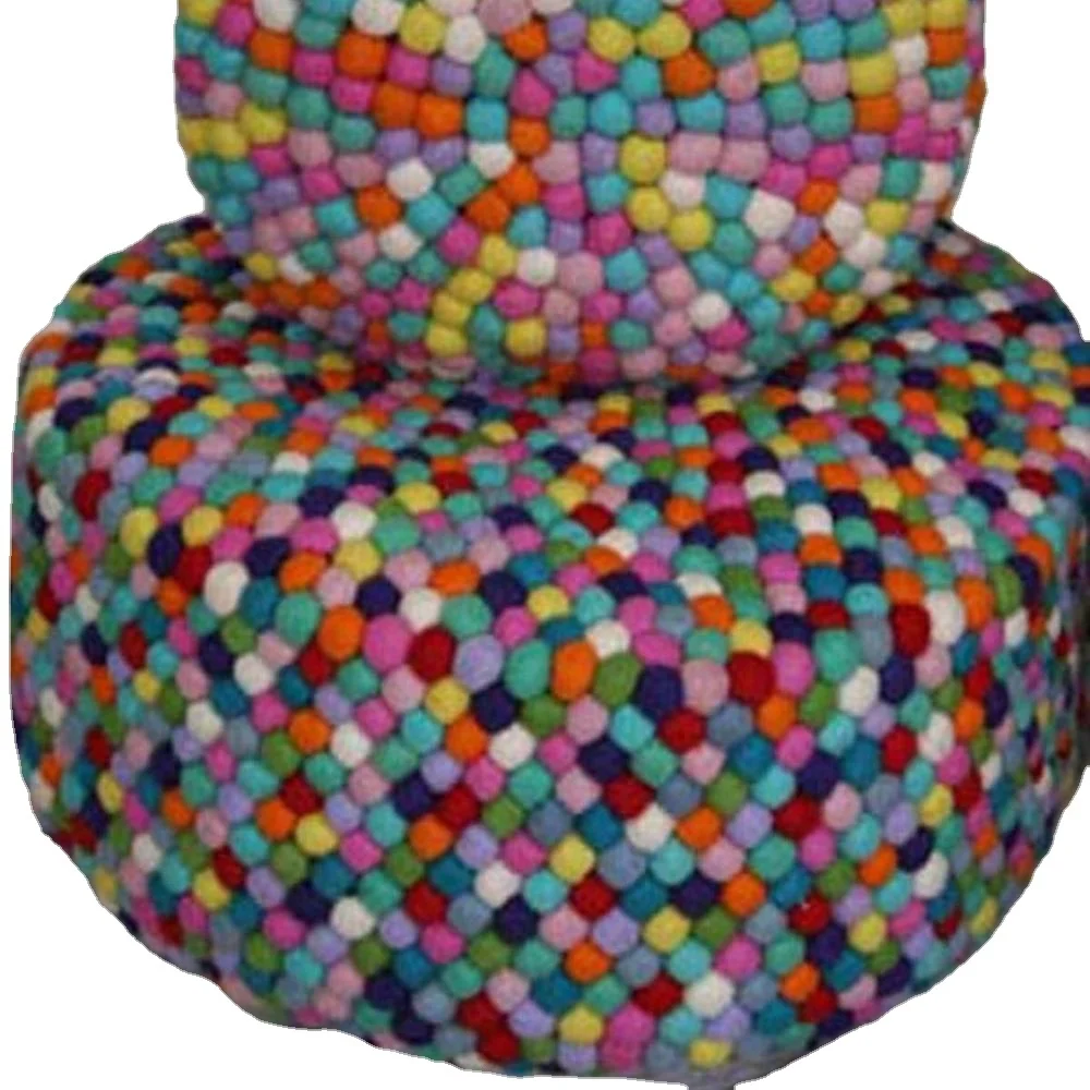 Felt Ottoman/Handmade Felt Ottoman