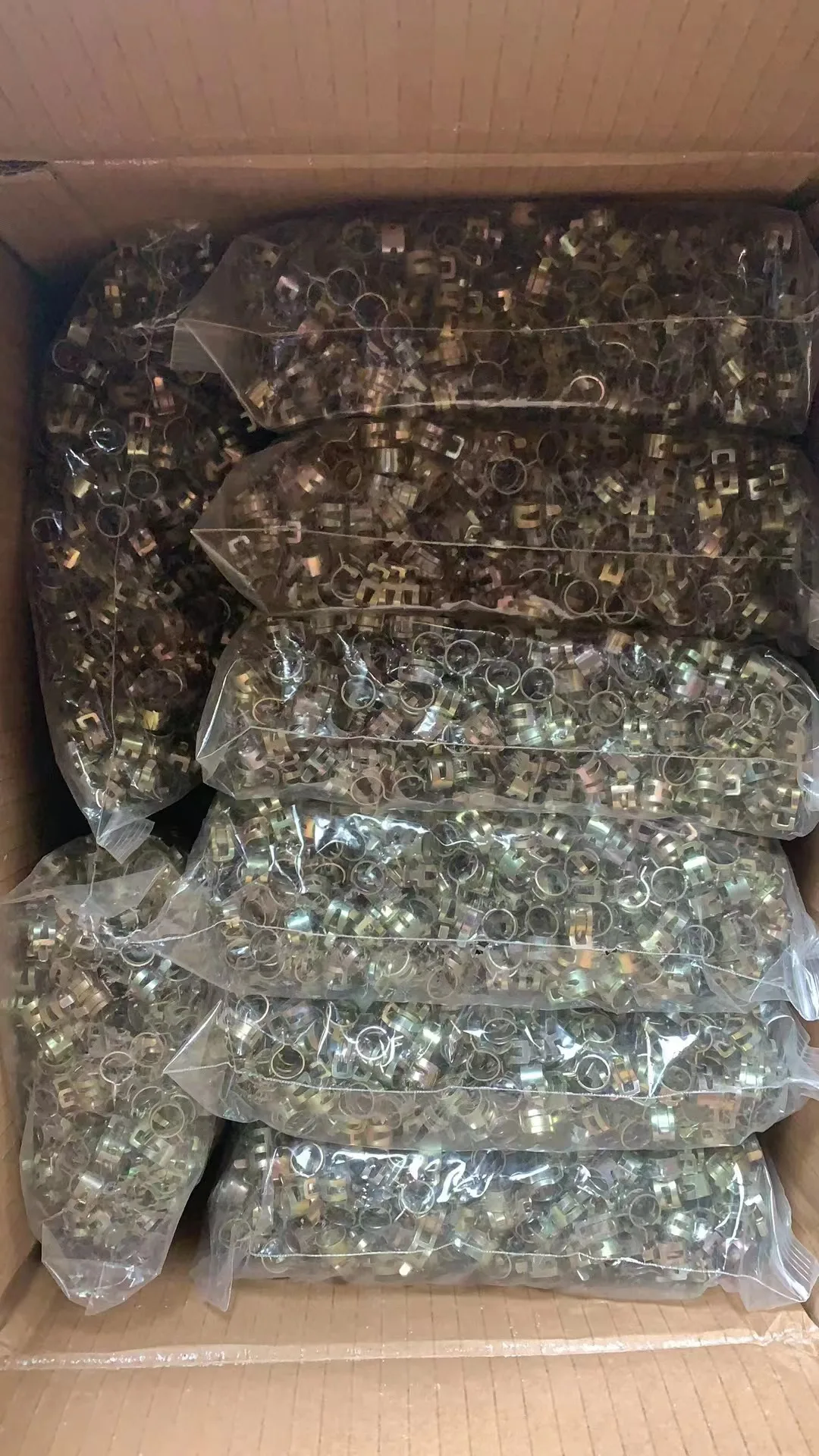 10mm bandwidth 0.8mm thickness spring hose clamp