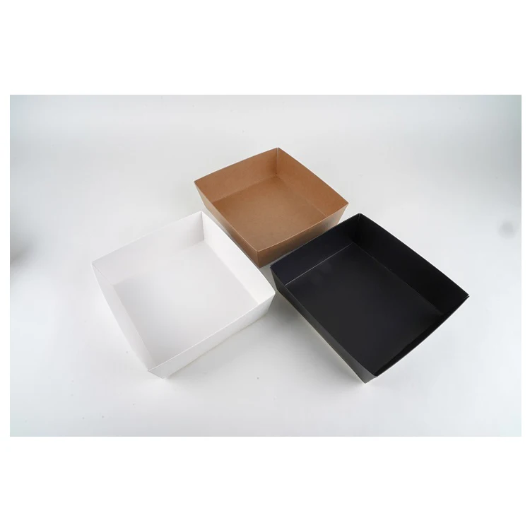 Поставщик 2000 мл бумажная упаковка для пищевых продуктов бумажные коробки продажи салатов сэндвичей десертов (SL-P21-6)