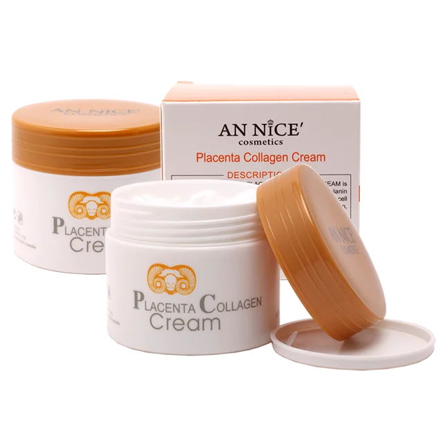 Top-Rated 100 ML Placenta Collagen Face Cream Extra Firming Moisturizing & Whitening for Wrinkles, Ready To Ship.