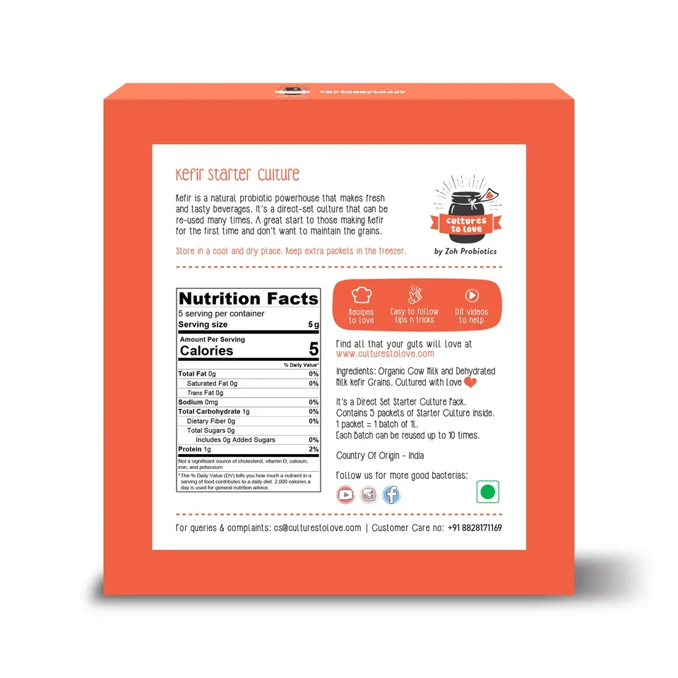 Wholesale Supply Best Quality Sugar Free Freeze Kefir Starter Culture at Bulk Price From Indian Manufacture for Export