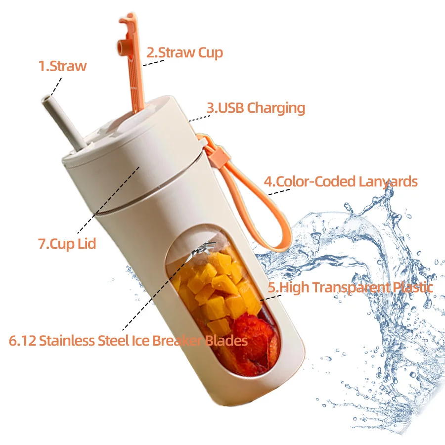 Rechargeable Mixer Cup Automatic Orange Juice Maker Machine