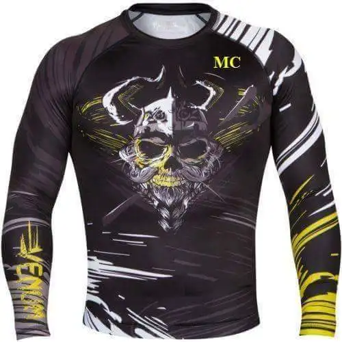 Multi color Customized Design Long Sleeve Rash guards bjj rash guard for men jiu jitsu rashguards
