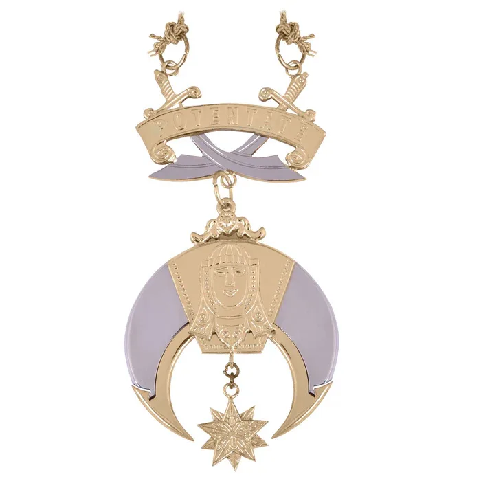 Высокое качество масонская регалия горшечная усадка офицерский воротник драгоценный камень позолоченный и посеребренный