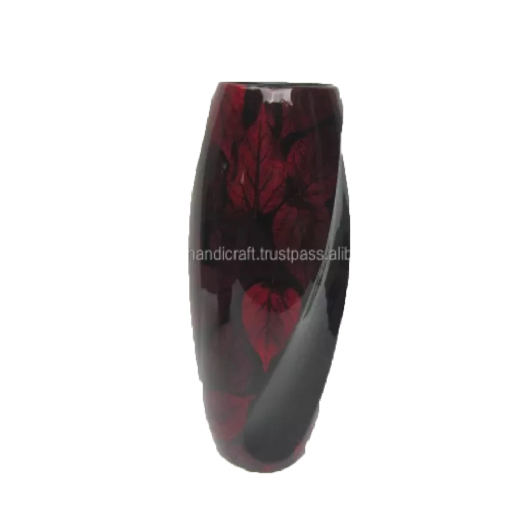 Lacquer vase for Home Decor, Modern Art Design made in Vietnam