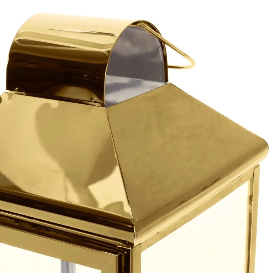 Stainless Steel Luxury Extra Large Floor Standing Candle Lantern for For Home Decor and Event Decoration