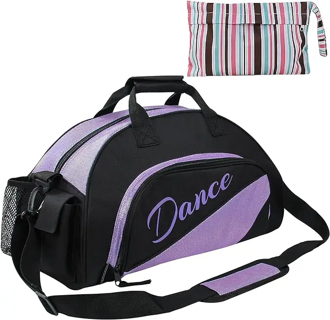 Customised High Quality Light Weight Travel Weekender Duffel Collapsible duffle dancing tote hand bags Waterproof Gym Dance bag