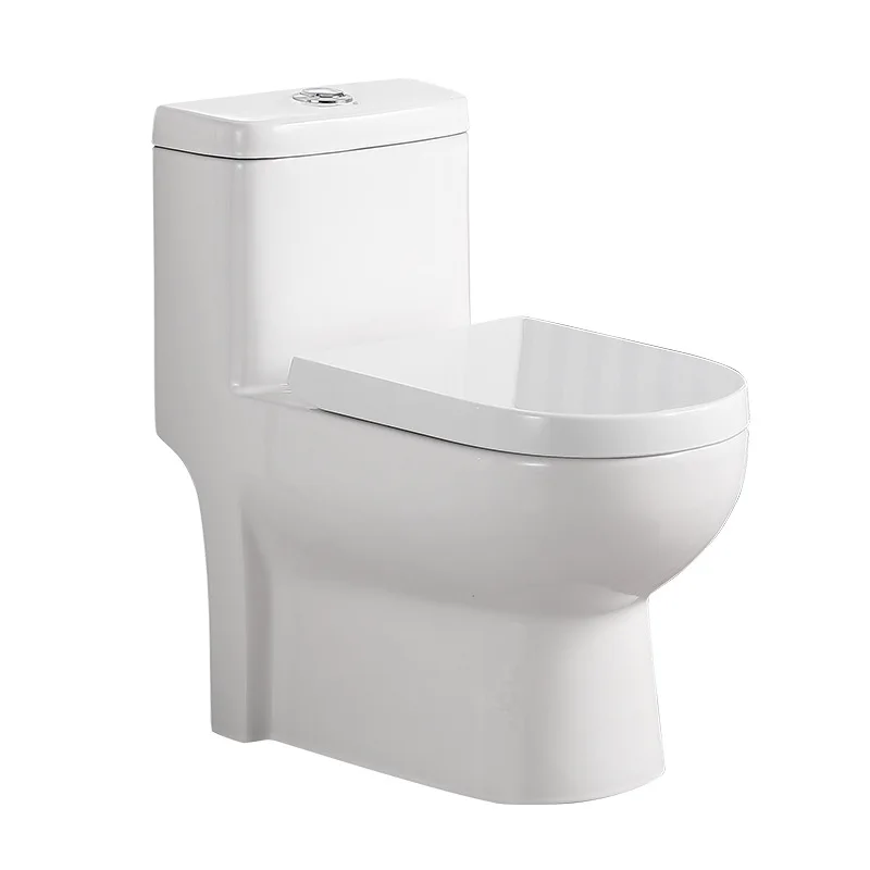 Inodoros Modern Square Toilet Ceramic Siphonic One Piece Toilet Trap Water Closet For Bathroom