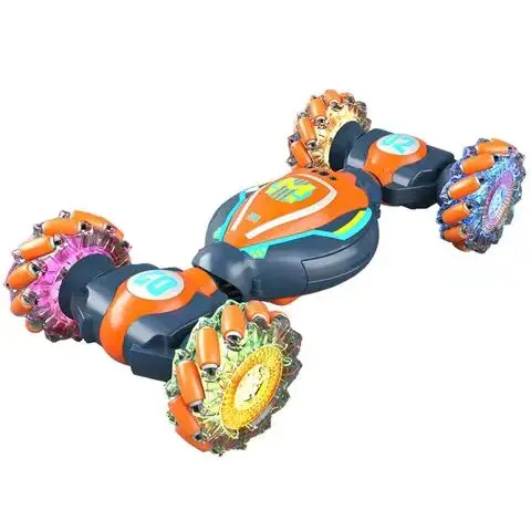 1:12 4WD RC Car Radio Gesture Induction Music Light Stunt Remote Control Car Off-road Control Boys Toys for Children Battery ABS