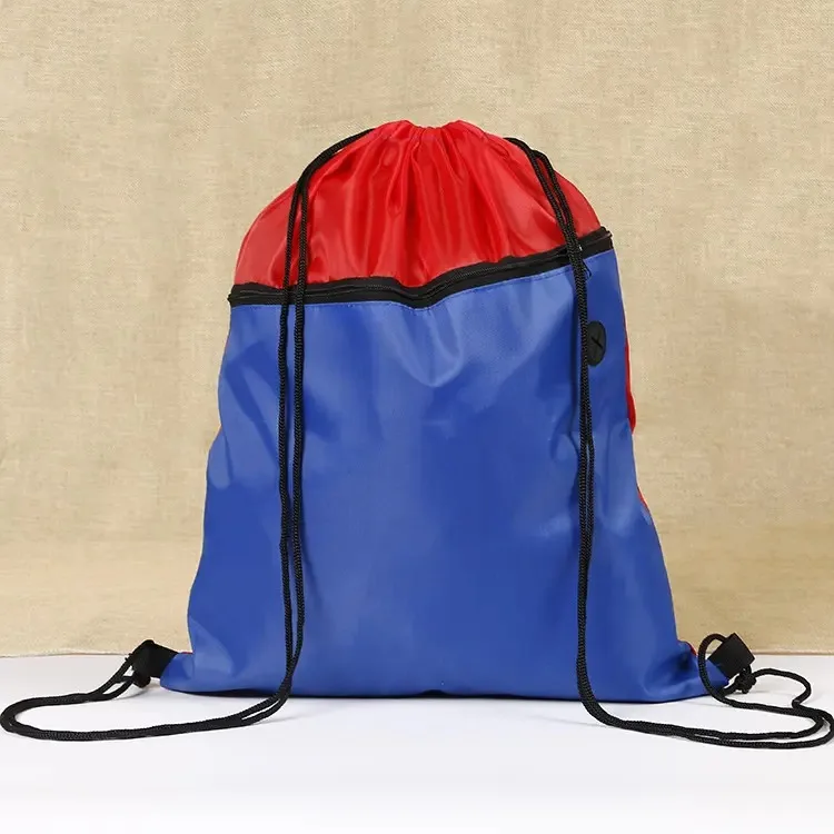 Promotional Custom Logo Rpet Drawstring Backpack Bag Polyester Sports Gym String Bag