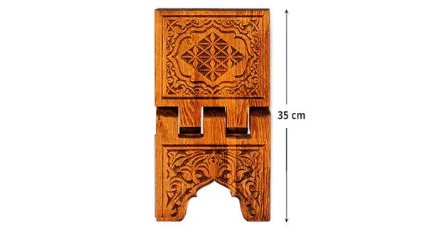 Islamic Special Design Wood Carved Home Quran Reading Stand Ramadan Lectern Quran And Stand Quran Gift Eid Gift Muslim Gift