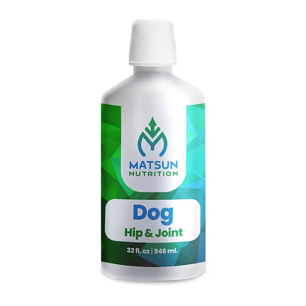 Top Quality Matsun Nutrition Hip And Joint Glucosamine Complex 32 oz Private Label K9 Glucosamine For Dogs Joint Supplement