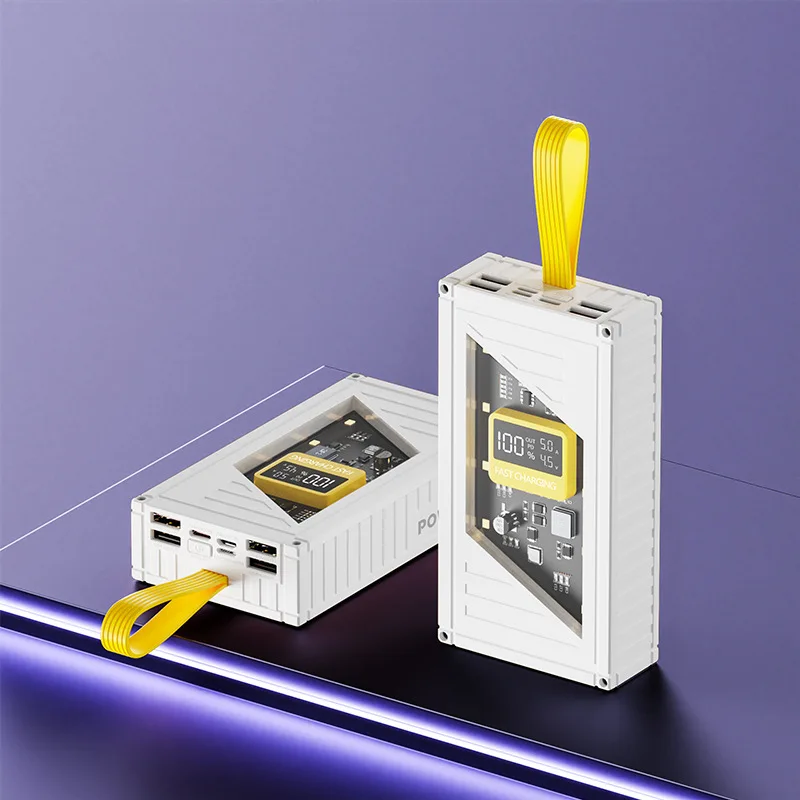 Portable Power Bank 20000MAH 30000MAH 50000mAh Power Bank Fast Charging Charger Portable External Battery Pack LED display power