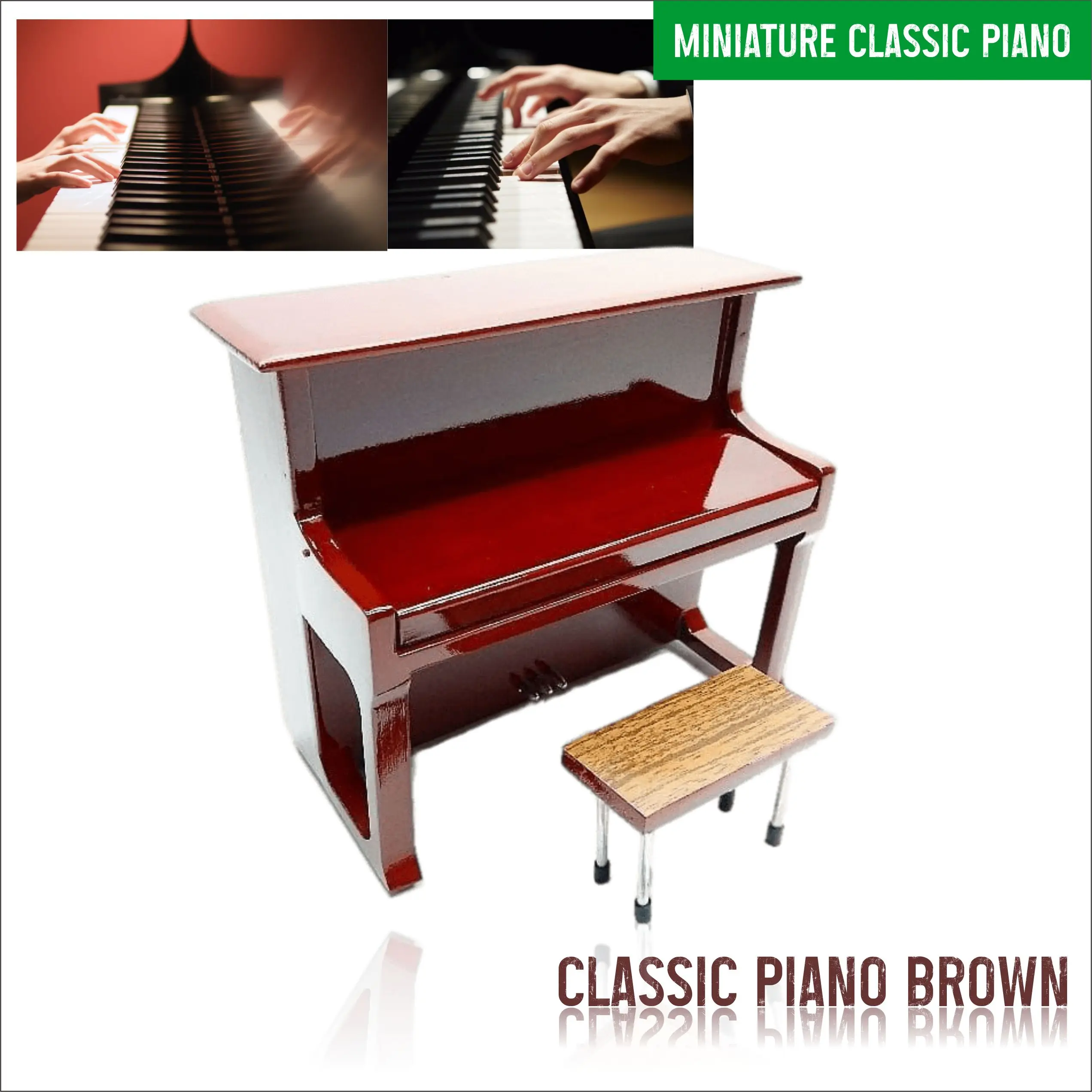 Miniature piano Classic Wooden handmade Musical Gift Exquisite gift