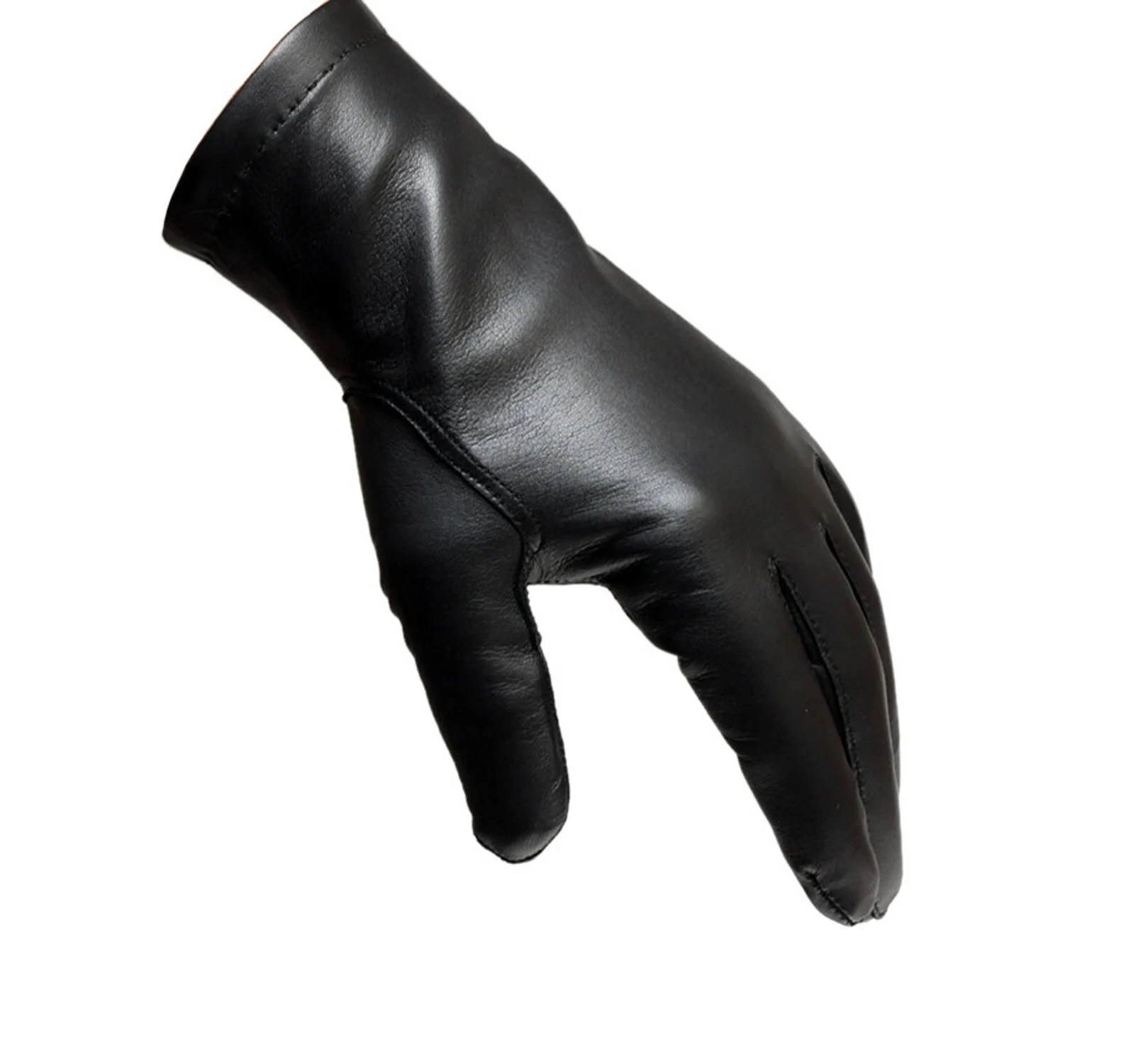 Fashion Women Winter Warm Suede Leather Touch Screen Glove Female Faux Rabit Fur Embroidery Plus velvet thick driving gloves