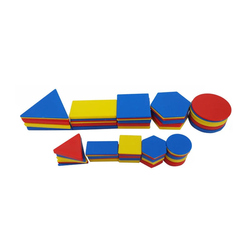 Big Size Geometric Logic Board Relational Attribute Blocks