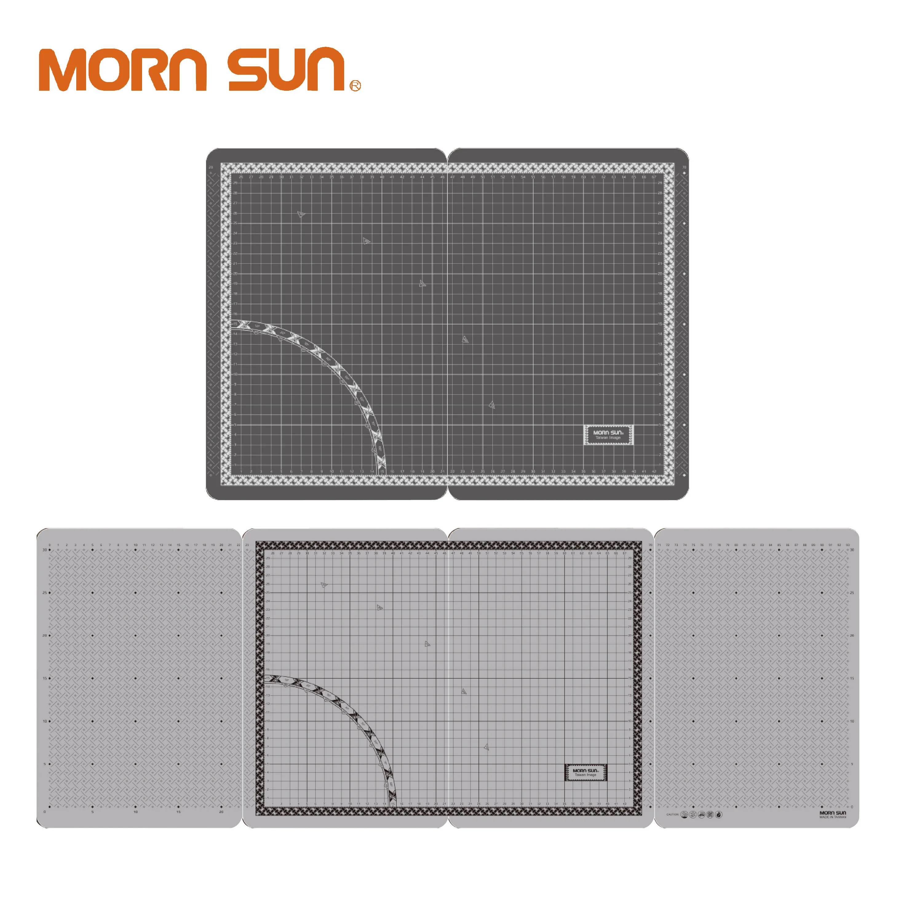 FLIP FUN CUTTING MAT, TPE Triple foldable cutting mat 3layers for durability handy size easy to carry