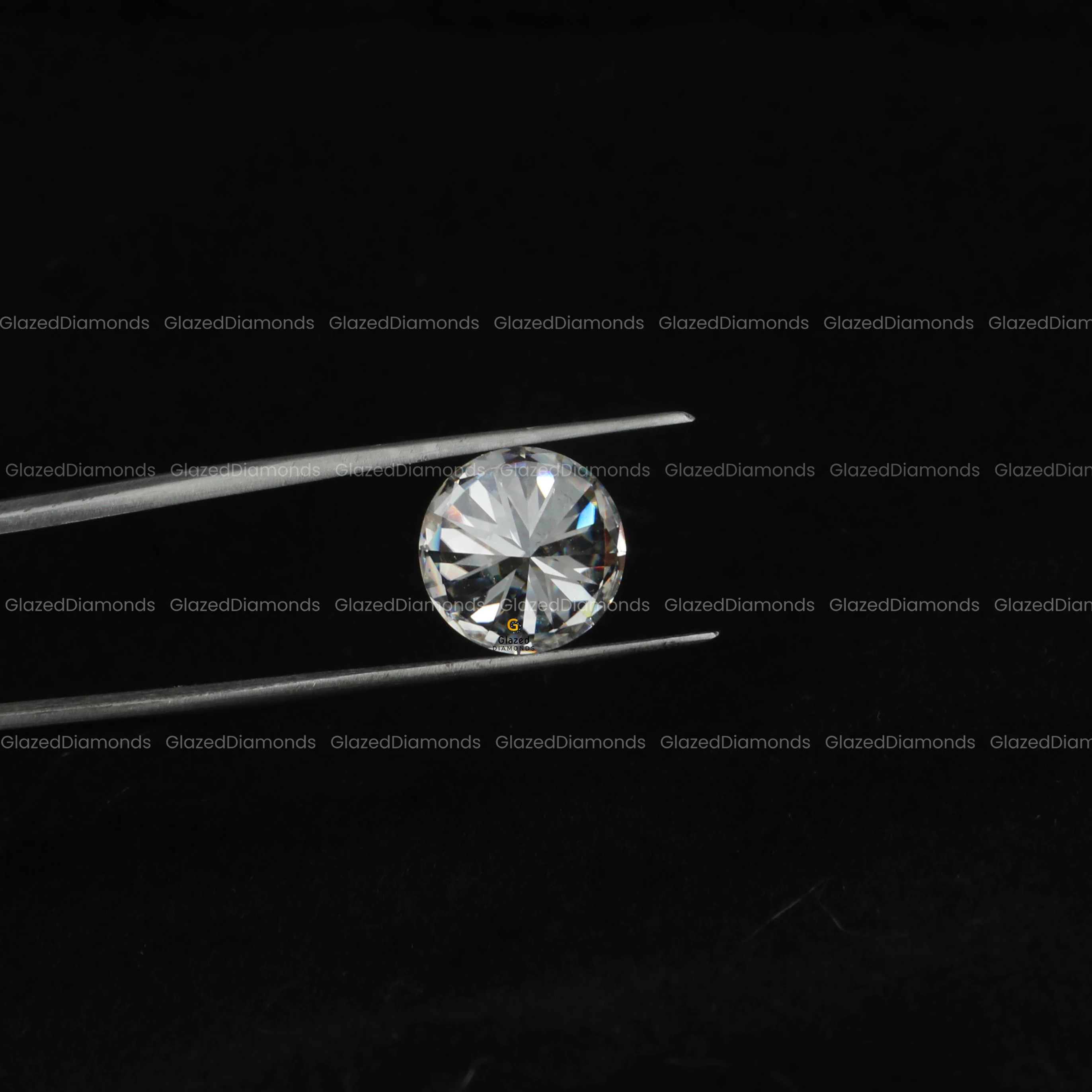 Luxurious Fancy 1 Ct Round Shaped Solitaire Sparkling Diamond In D Color With VVS Clarity And High Quality For Making Jewelry