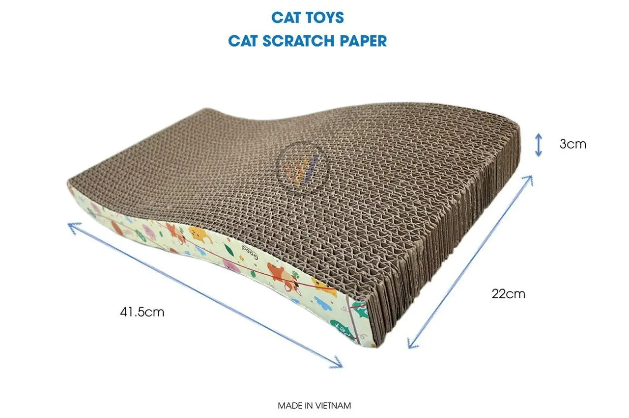 Hot Product 2023 Cat Toys Paper Cat Scratcher Best Supplier Friendly Material Cat Chewing // Made in Vietnam // Christin WINVN