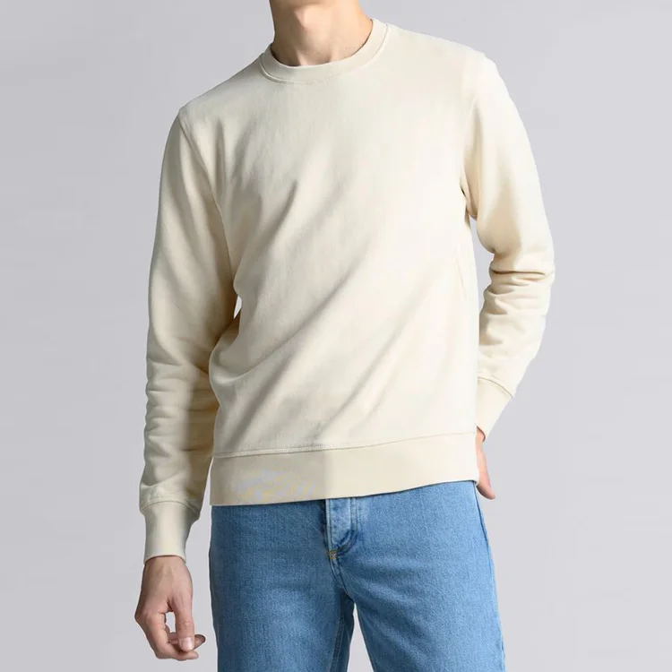Wholesale Bulk Unisex OEM Custom Printing Casual Spring Autumn Adult Crew Neck University Sweatshirt For Men And Women