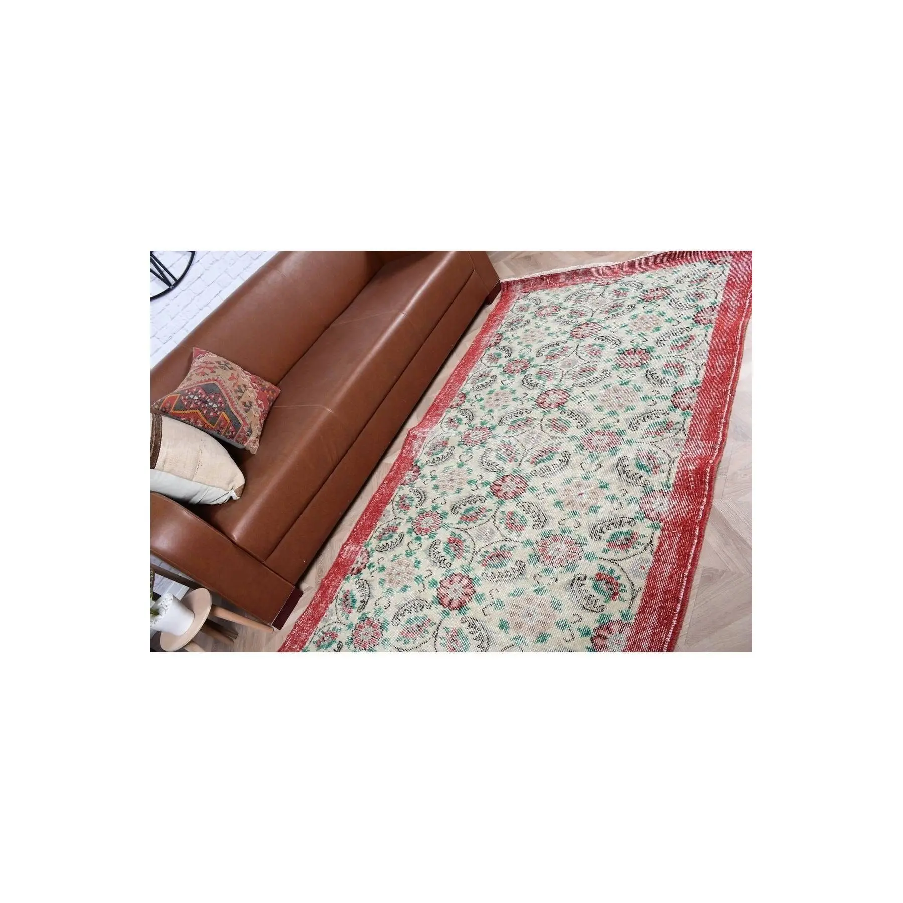 Ковер ручной работы напольный ковер турецкий 115x208 см 
