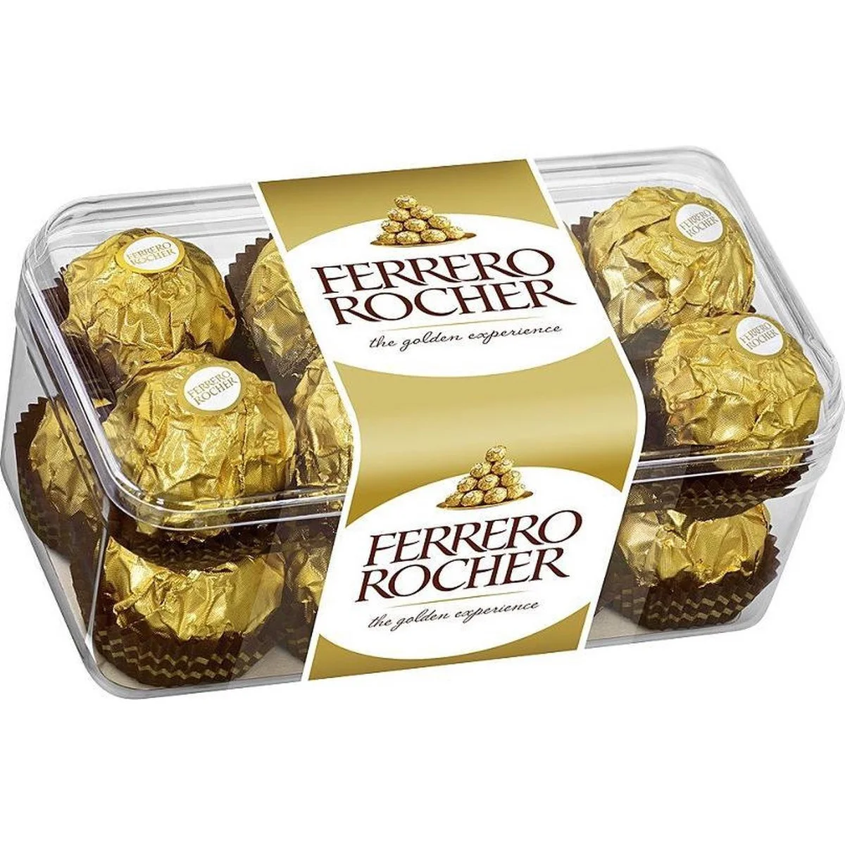 Ferrero Rocher 24 Pieces Boxed Chocolates 300G Ferrero Roche New Products Gold Foil Packaging Crispy Compound Chocolate Ball Hot