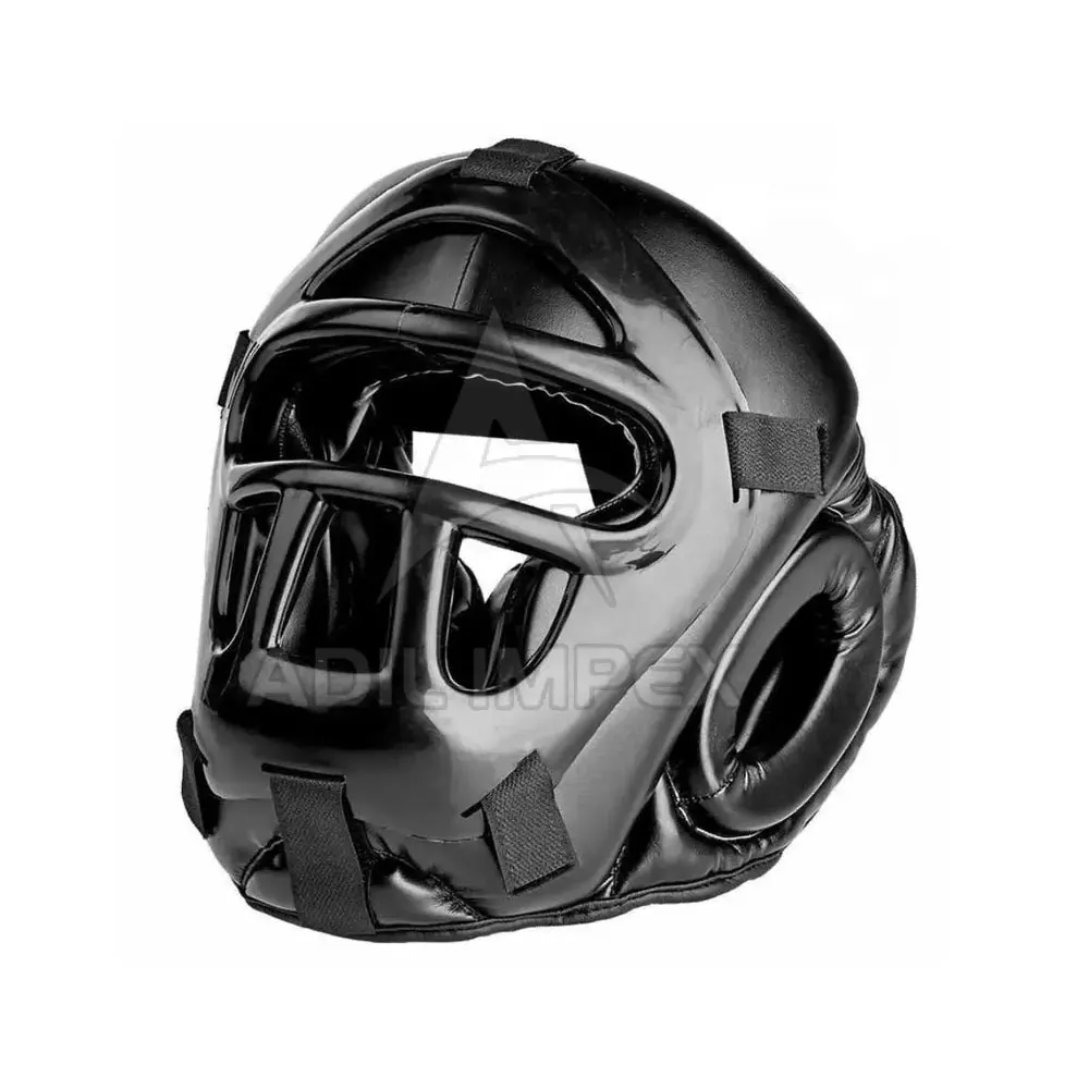 Premium Quality Men Head Guard Made In Best Quality Head Guard MMA Boxing Wear Head Guard In Logo Design