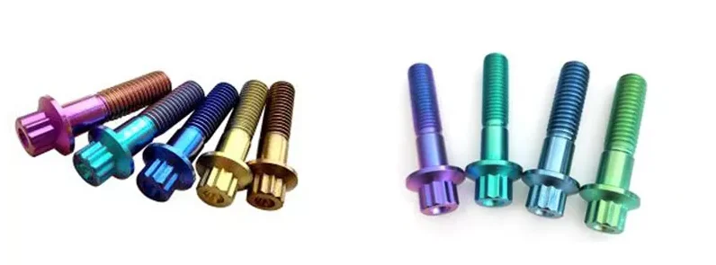 M8X32mm Titanium Bolts split rim M7 x 32mm Grade 5 for BBS