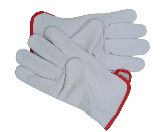 BC Grade Cow Split Leather Driver Gloves Safety Car Driving Gloves Safety Work Cow Leather Car Driving Gloves For Men And Women