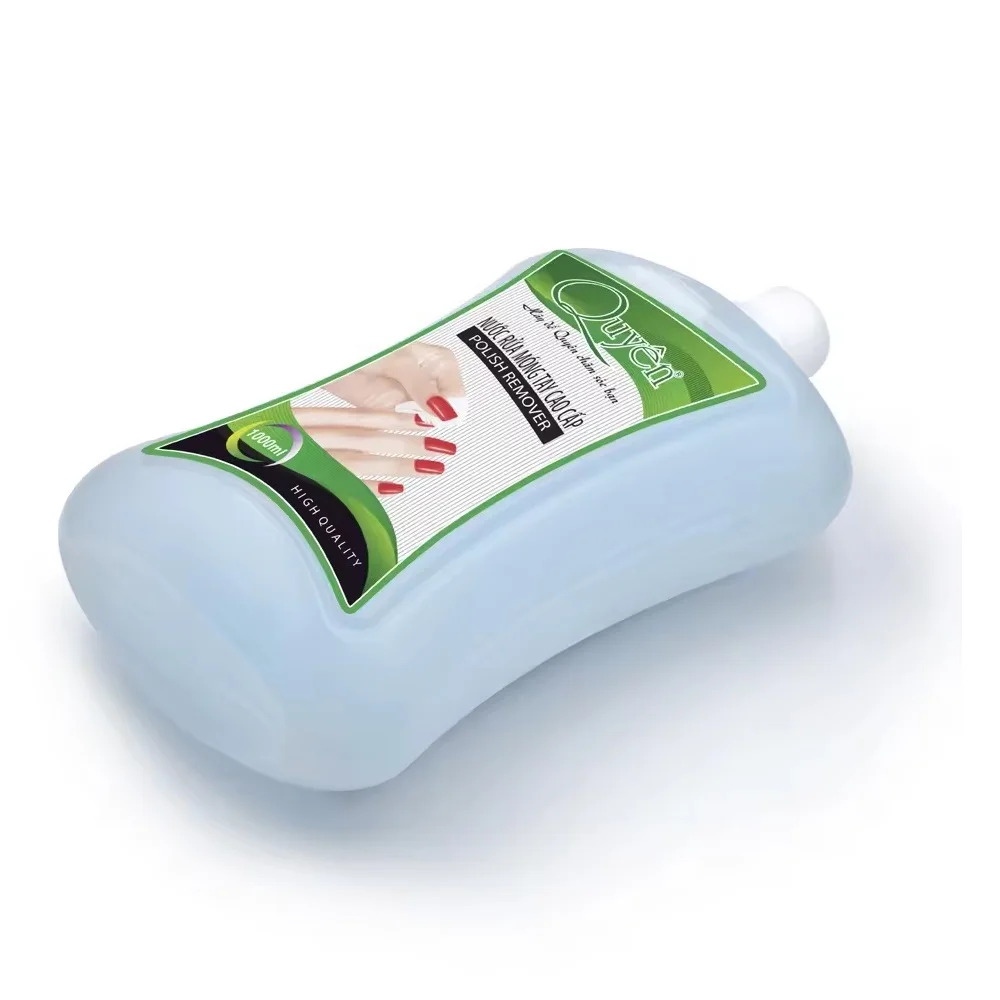 Scent Nail Polish 1000ml Perfumed White Plastic Remover Nail Polish Remover Acetone Free Quyen Beauty AC1H2