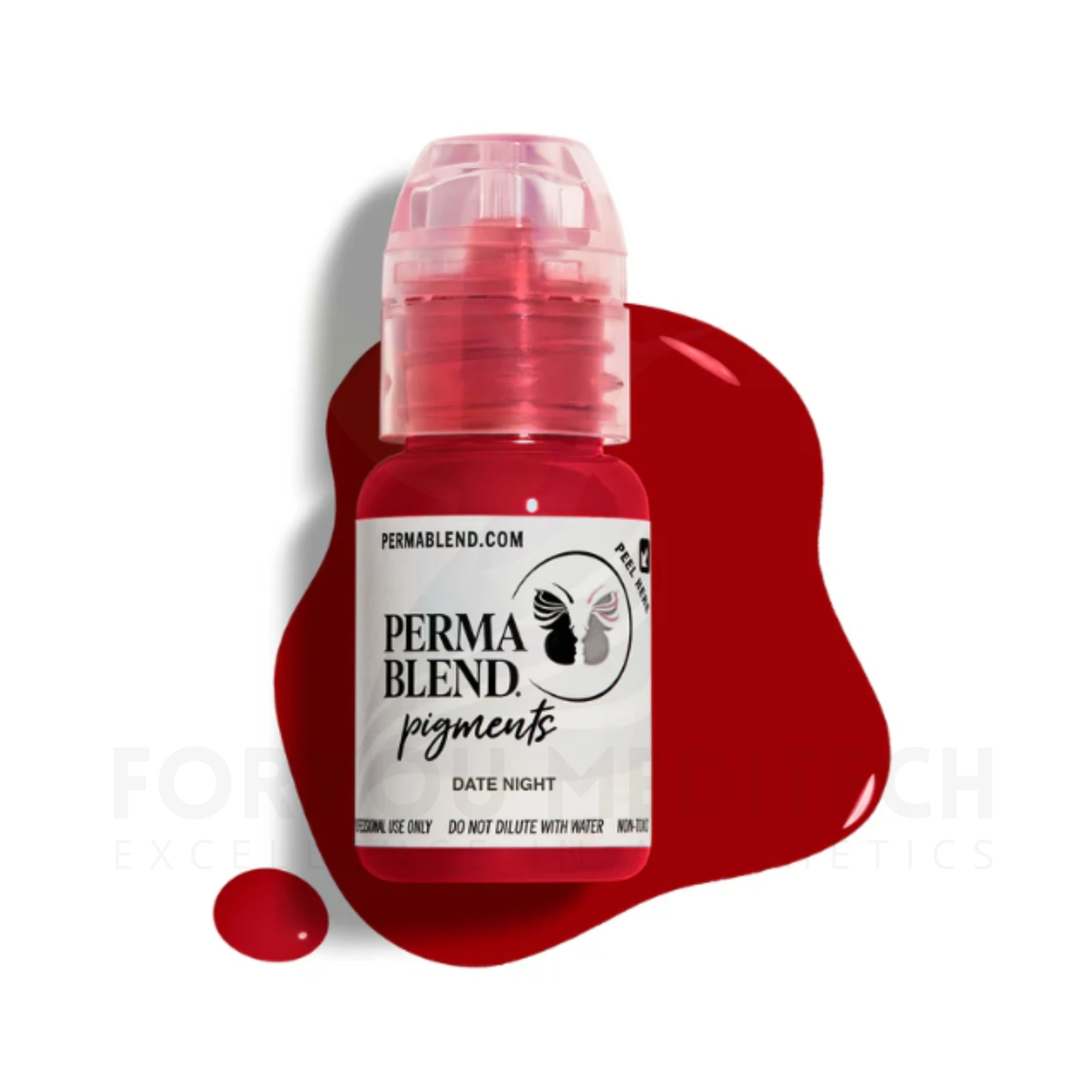 Permanent Makeup Tattoo ink for lips and brows Permablend Date Night Pigment 15ml spmu micropigmentation lip tattoo ink