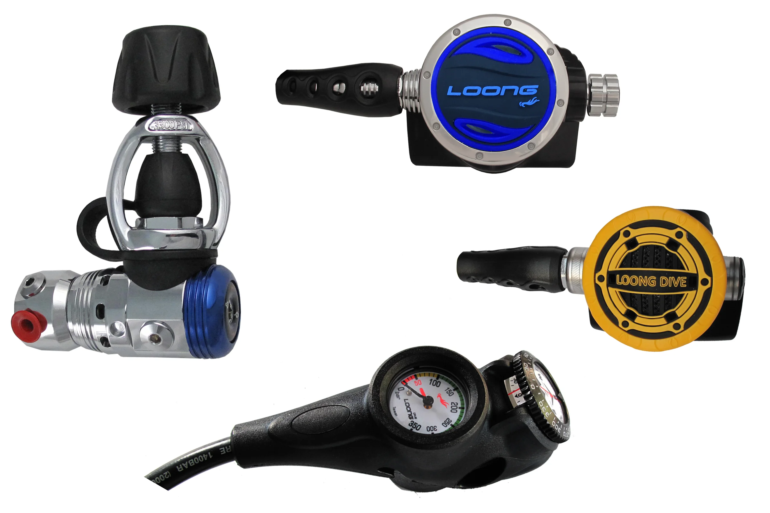 RG1-01 Pition Yoke Din 1St Stage Regulator For Scuba Diving