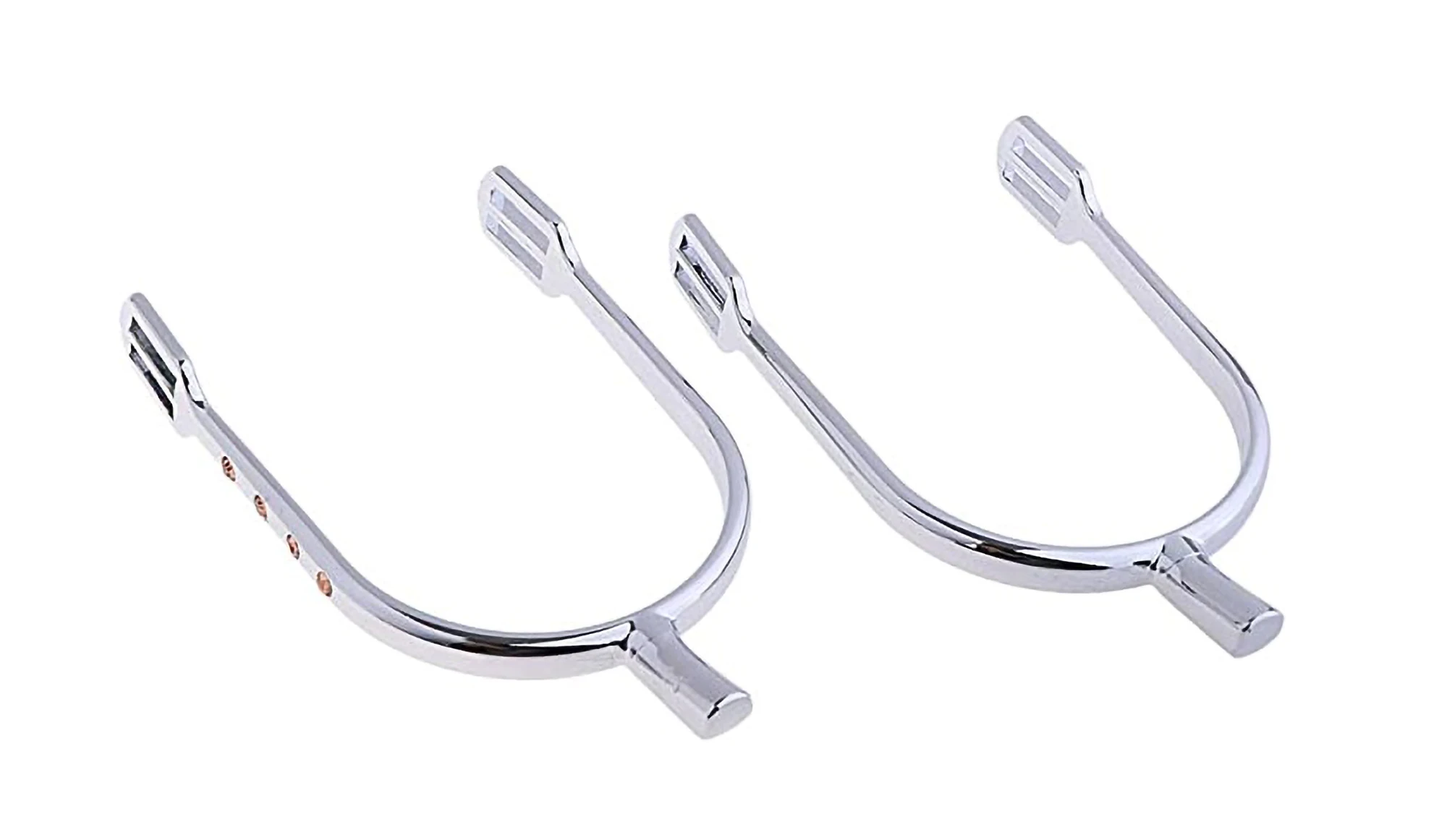 Western Riding Roping Spurs for Boots, Equestrian Sports Bumper Spurs for Adults Men Women Wholesale Customized