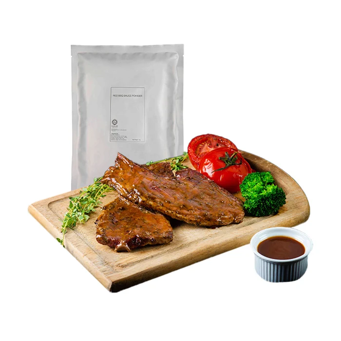 Halal Certified Spicy Red BBQ Barbeque Seasoning Sauce Premix Powder Perfect for Chicken Chop Dipping Sauce