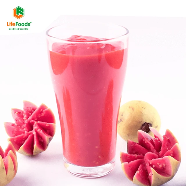 Feature style package price storage purity wholesale puree Frozen Guava Puree Lifefoods from Vietnam