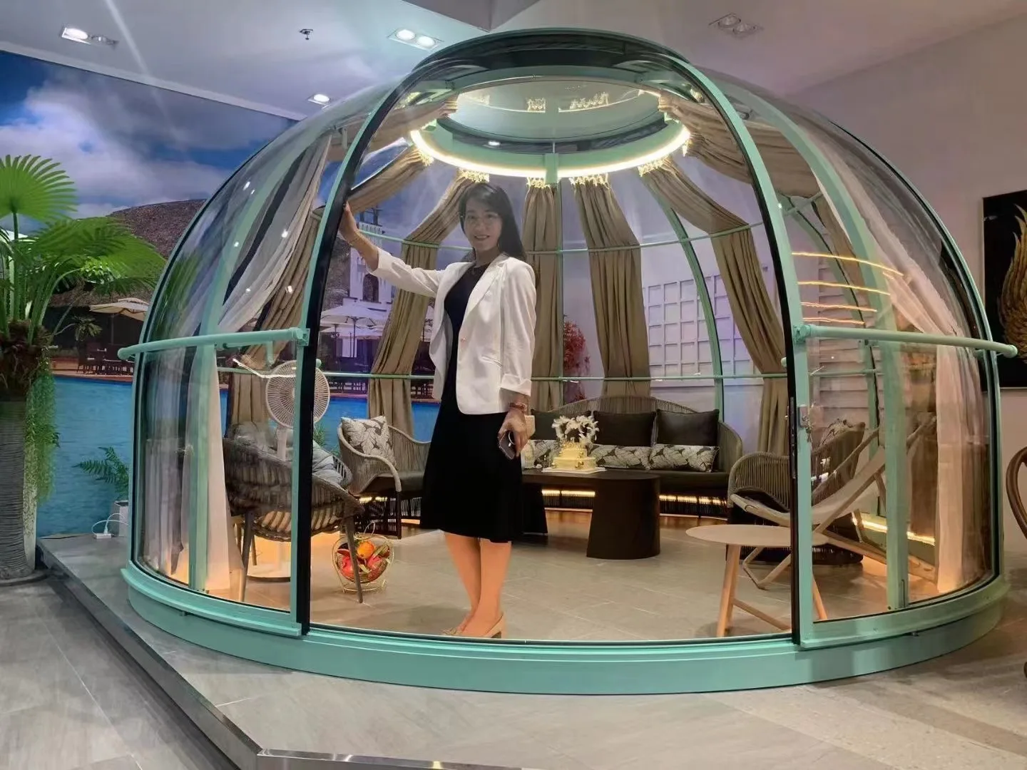 Prima PC Sheet Star Room Clear Prefabricated Prefab Igloo Camping Transparent Bubble House Tiny House Bubble House Dome Tent