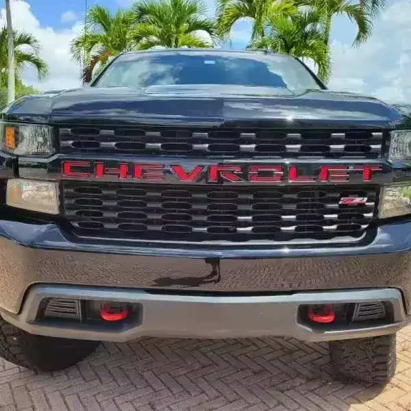 Аккуратно использованный 2020 Chevr-olet Silver ado 1500 4x4 Custom Trail Boss 4dr с двойной кабиной 6 Футов SB грузовик