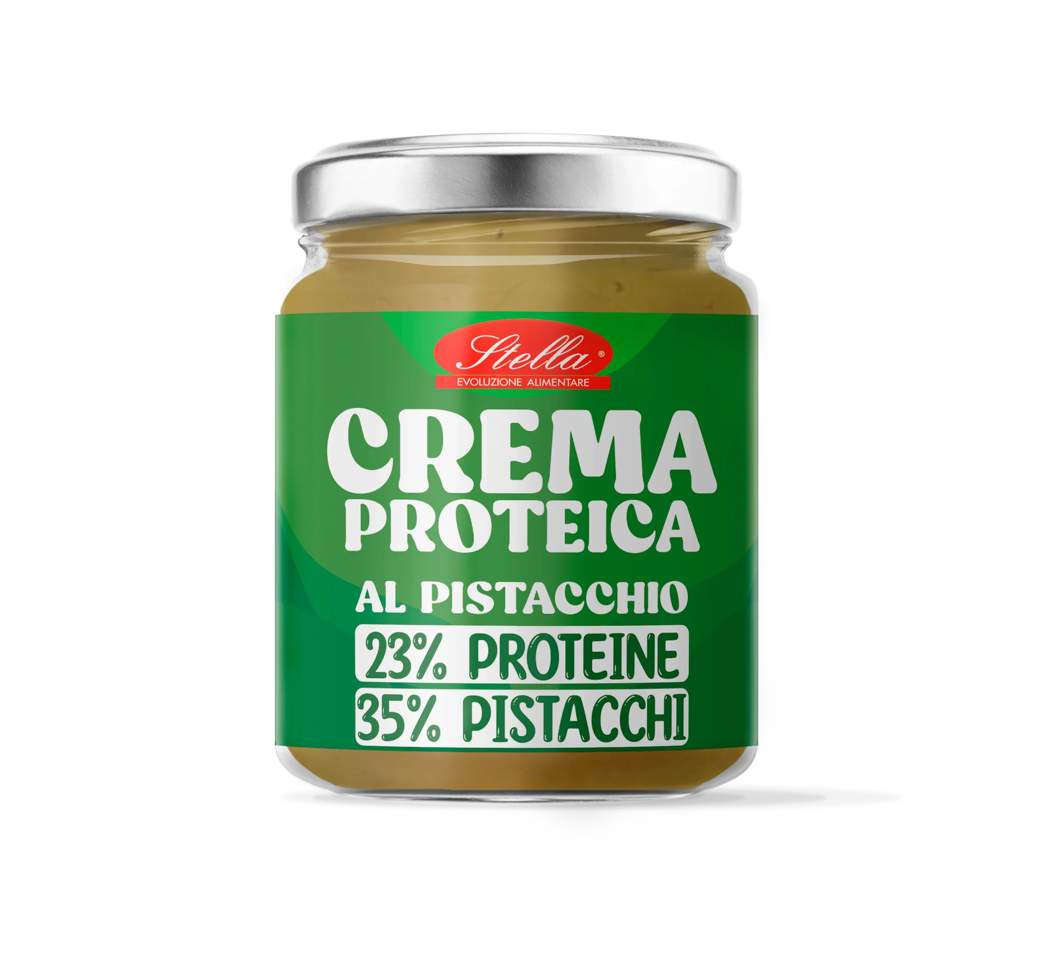 Pistachio Protein Cream Made in Italy Product with 18% Protein 35% Pistachi  Without Added Sugar Gluten Free