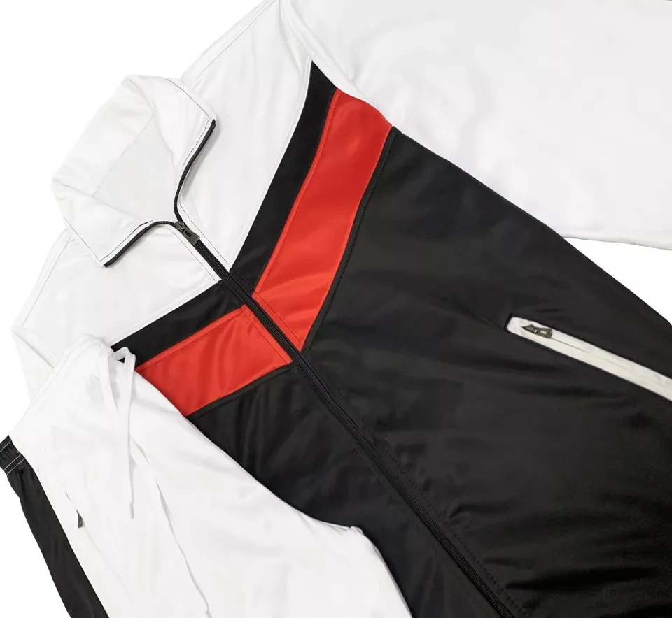 Men Autumn New Hip Hop Style Windbreaker Sport Cargo Tracksuit Breathable Full Zip Tracksuit Windproof  For Men