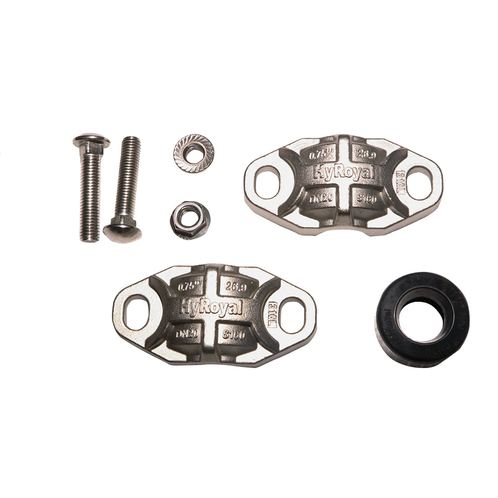 1200Psi High Pressure SS304 SS316 Grooved Stainless Steel Flexible Coupling