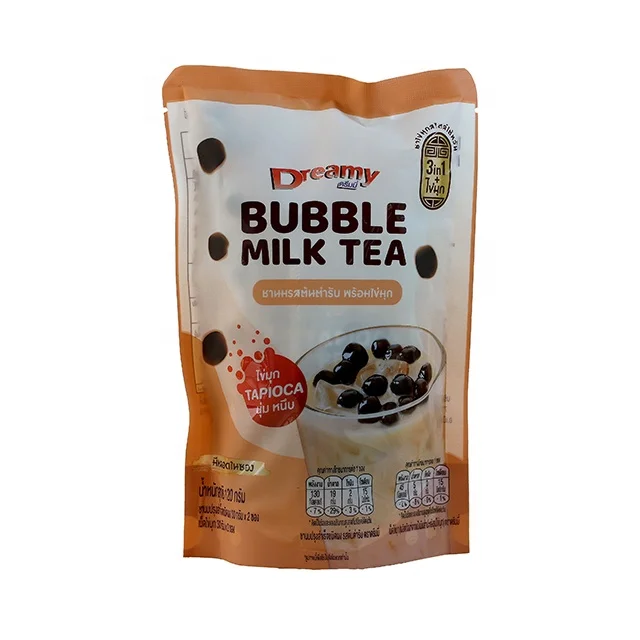 Hot Selling 120g Brown Tapioca Pearl Ball Bubble Boba Milk Tea Kit Original Flavor Supplier Bag Room Packaging  ISO Thailand