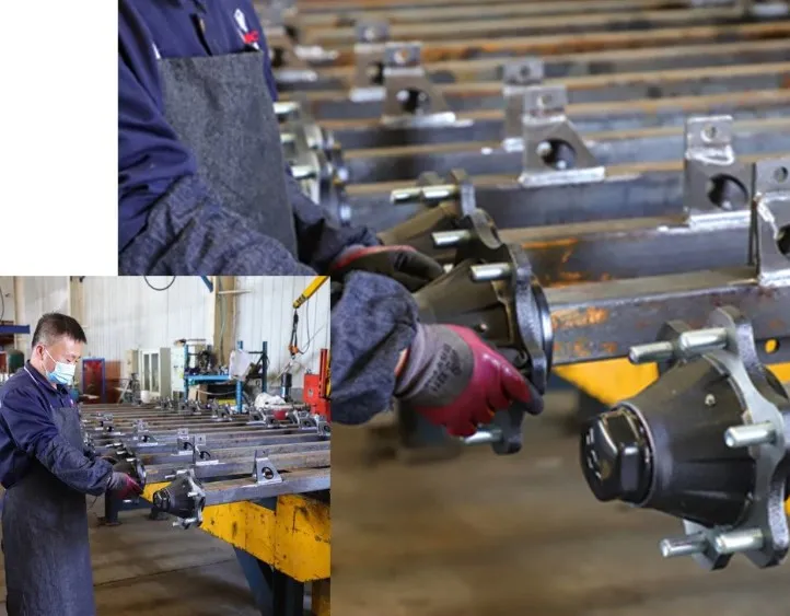 Stub axle for 2000kg boat trailer Hot Dip Galvanizing mechanical disc brake Trailer accessories for rv use