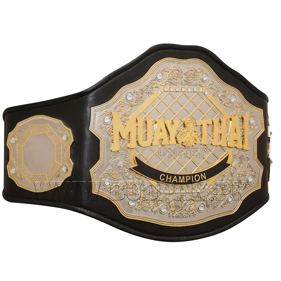 Высококачественный кожаный пояс для чемпионата по боксу на заказ WBC Muay Thai restling Winner Belt