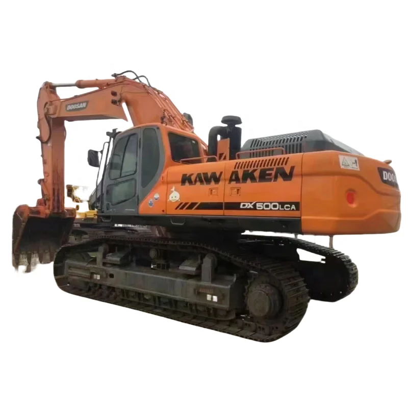 Погружной экскаватор Korea Doosan 500 большой DX500 с экскаватором 50 тонн