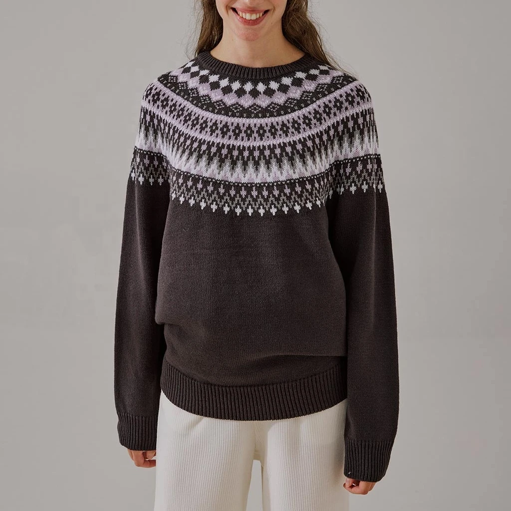 Wholesale Unisex Jumpers Couple Family Merry Christmas FairIsle Christmas Jumper